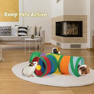 China Sustainable Promotion Pet Interactive Movement Toys It's Design For Small Pets For Hiding Out pet tunnel for sale