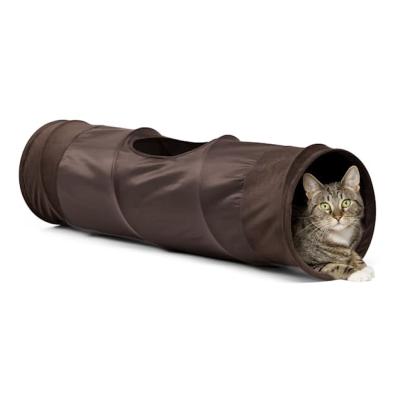 China Sustainable Oxford Cat Tunnel for Indoor Cats collapsible with Ball Toy Cat Tunnel for sale