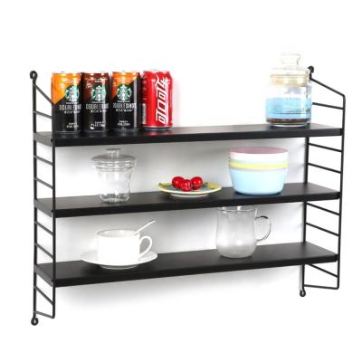 China Sustainable Concise Style Wall Mount Shelf Display Rack Kitchen Shelf for sale