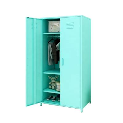 China Modern factory direct metal wardrobe handle storage cabinet for sale