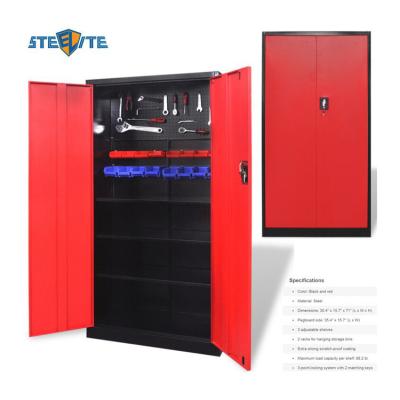 China Overturned 72 Inch Workshop Tool Cabinet 2 Door Steel Garage Factory Storage TOOL CABINET for sale