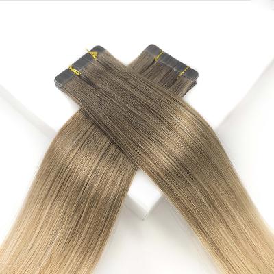 China New Products Blonde Silky Straight Direct Wave Maker White Invisible Raw Hair Tape In Human Extensions for sale