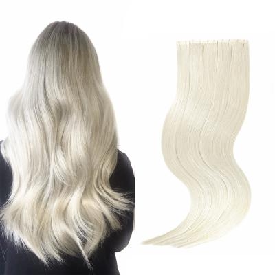 China Newest Fashion Virgin Silky Straight Weave Silky Straight Invisible Wave Tape In Hair Extensions for sale