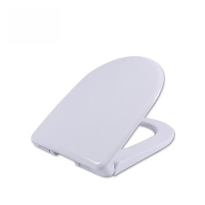 China Slow-end toilet seats duroplast d shape slim and wrap over style slow-end wc toilet seat with quick release for sale