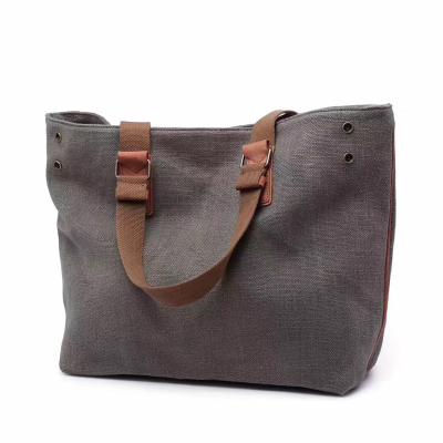 China Waterproof Canvas Messenger Bag For Vintage Water Resistant Waxed Cross - Body Bags Towel Padded Shoulder Bag For Women Handbag for sale