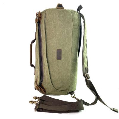 China With High Quality USB Canvas Casual Travel Backpacks Handy Large Solid Duffle Luggage Bags Suitcase Backpack For Outdoor Hiking for sale