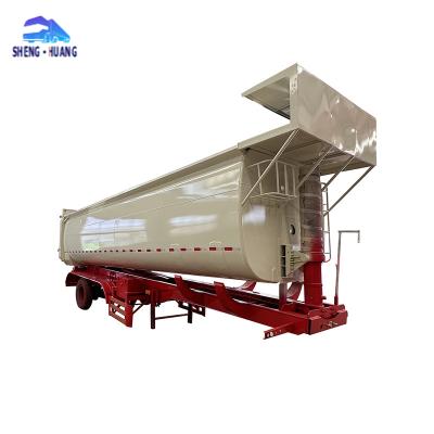 China Truck Trailer Strong Load 40-150Tons Big 35/40/45 Cubic Meter Heavy Duty Rear Tipper Dump-Trailer Truck Trailer for sale