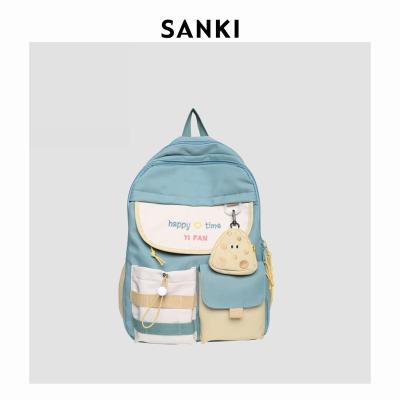 China Waterproof Nylon Colorful Cartoon Laptop Backpack Large Capacity Waterproof Travel Bag Children Outdoor School Bag for sale