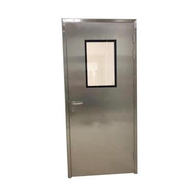 China GMP Traditional Hermetic Integrated Clean Room Door Stainless Steel Clean Room Door for sale