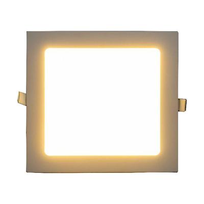 China Panel Light Constant Voltage 24VDC LE TDC Dimmable Ultra Slim Body 15W KNX White Square Driverless Recessed Aluminum Adjustable Panel Light for sale