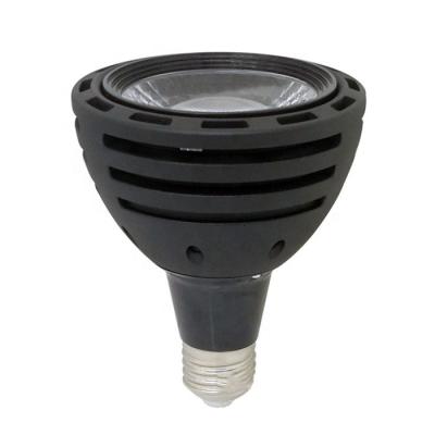 China Residential 35W Led Par 30 Black Color E27 E26 Housing COB PAR30 Led Spot Light for sale