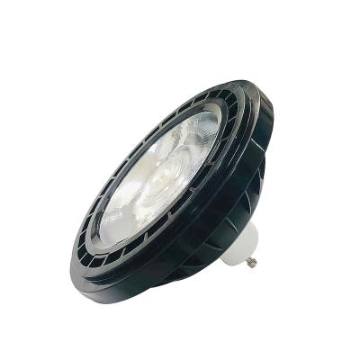 China Modern custom factory fit black housing cob ar111 11w 12w led track light fixture gu10 g53 dimmable for sale