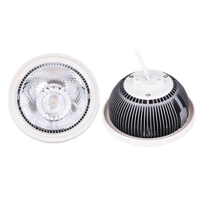 China New Style Focus Grid Lens Narrow Beam Angle 15W COB AR111 LED Spotlight Module AC 220V 110V 10 Degree External Driver for sale