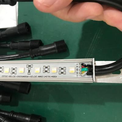 China DC 24V SMD5050 high lumen LANDSCAPE meter dmx 60leds ip65 waterproof landscape led tube for sale