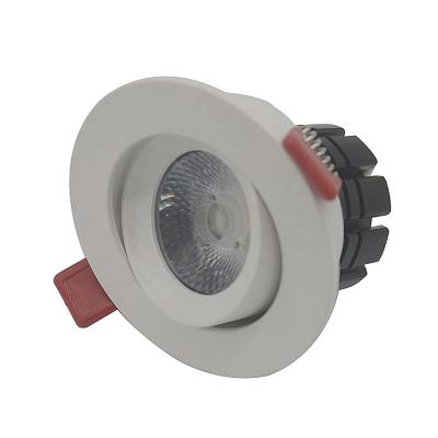 China Modern Smart Recessed Spot Lamp 24v rgbw 4 in-1 24v rgbw surface downlight 6000k led suitable for knx or loxone smart hotel for sale