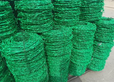 China Traditional Double Twist Barbed Wire Galvanized Steel Material Protection Performance for sale