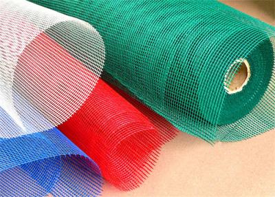 China Blue Plastic Window Screen Mesh Roll , Anti Insect Window Screen Net for sale