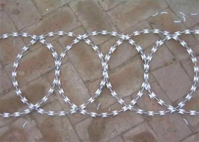 China Flat Razor Wire Welded / Flatted Concertina Coil Manufacturers for sale