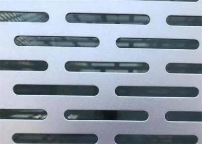 China Galvanised Perforated Metal Sheet Slotted Hole For Filters / Vents for sale