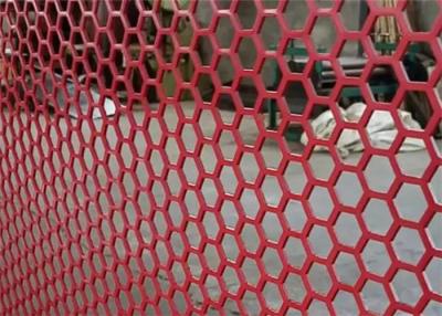 China Hexagonal Hole Stainless Steel Perforated Sheet Metal For Construction for sale