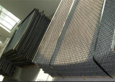 China Carbon Steel Crimped Woven Mesh Vibrating Screen For Filtering for sale