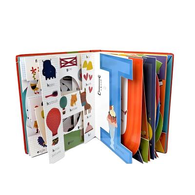 China Education Children With Abnormal Shape To Learn English Cognitive Early Learning Board Letters And Numbers Picture Book for sale