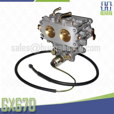 China Aluminum Alloy Carburetor For Honda GX670 24HP GX 670 V Small Twin Engine Carburetor for sale