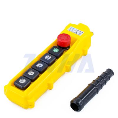 China TNHA1-62YS Plastic Push Lock Turn Stop Key Urgent Control Box for sale