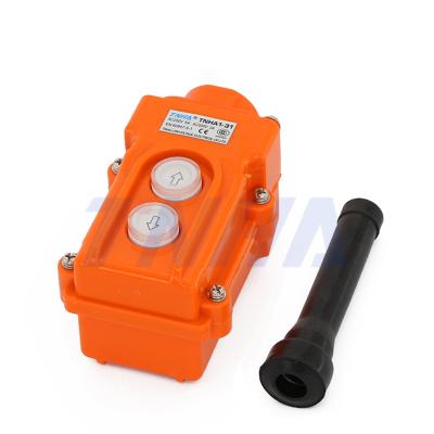 China TNHA1-31 2button Plastic Crane Push Button Rainproof Control Switch Pendant Station for sale