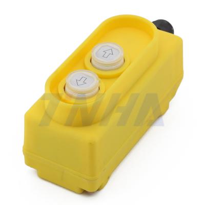 China TNHA1-21W Indirect Operation Truck Tail-Lift Ragged Push Button Crane Plastic Rainproof Switch for sale