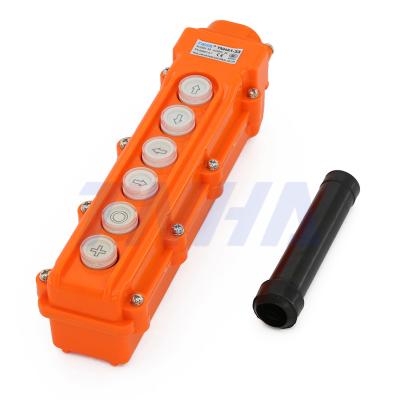 China Brand New 6 Buttons Control Plastic Hand Held Push Button for sale