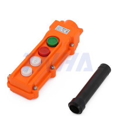 China COB-61A Up-down Plastic Push Button Crane Hoist Switch Electric Crane Control Switch for sale