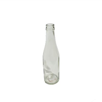 China Beverage& transparent glass beer bottles for whiskey drinking 330ml for sale