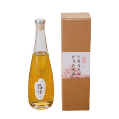 China Nordic it can be packed with Baijiu glass bottle beautiful outside bottle and good quality bottle. for sale