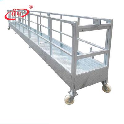 China Building Construction Factory Direct Selling Hot Dip Galvanized Work Platforms With Wheels for sale