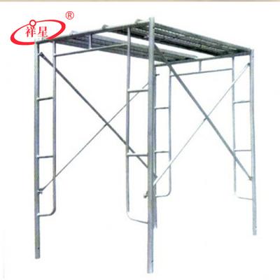 China Industrial Building Material Galvanized H Frame Scaffolding Features for sale