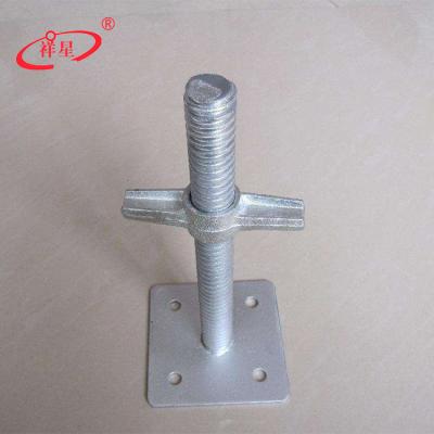 China Square Industrial Scaffolding Parts Ringlock Scaffolding Base Customized Adjustable Jack for sale