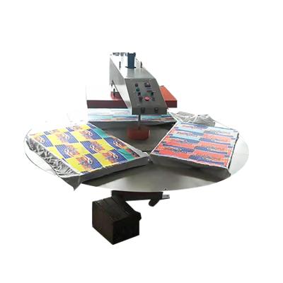 China High Quality Three Stations Heat Press Machine Hot Sale Rotary Flat Heat Press Machine for sale