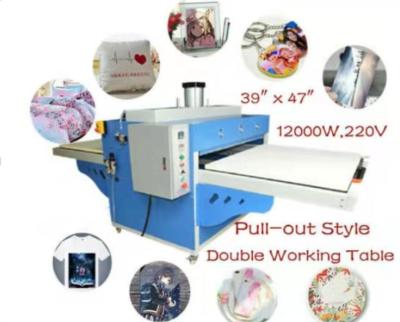 China Large Format Convenient Pneumatic Heat Press With Air Compressor for sale