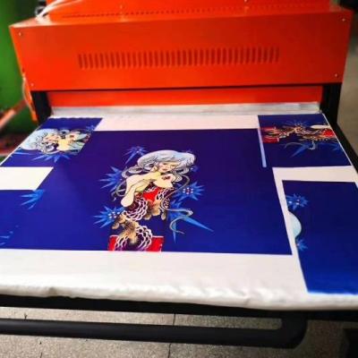 China Convenient Automatic Wide Format Sublimation Heat Press Transfer Machine With 80*100cm And 100*120CM for sale