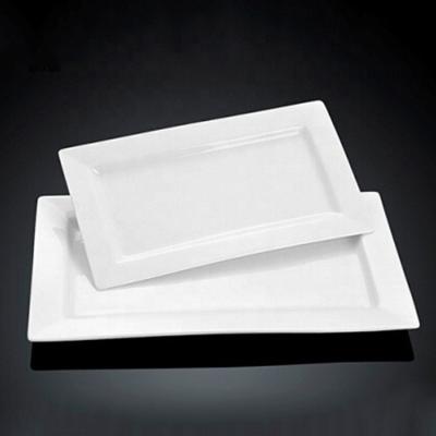 China Sustainable Porcelain Plant Rectangular P&T Dishes, Steak Dishes, Cake Dishes for sale