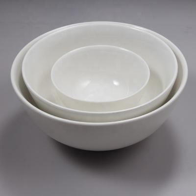 China Viable Manufacturer Hotel Restaurant Cheap White Tableware White Dinnerware Ceramic Bowls for sale