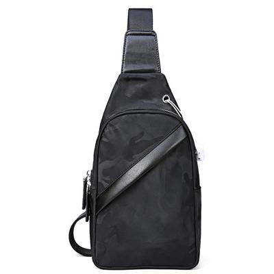 China Daily Used 2019 New Models Polyester Men Sports High Quality Chest Bag for sale