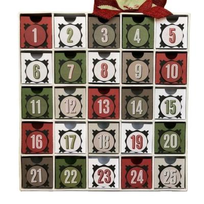 China Christmas Advent Calendar DIY Handmade Gift Box Advent Calendar Toy for sale