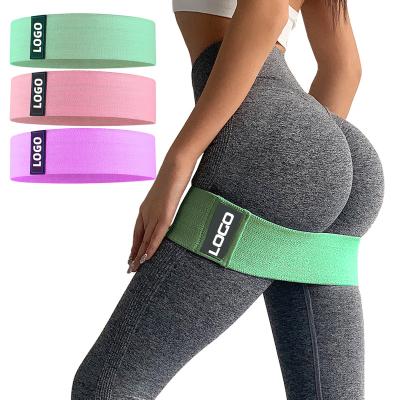 China Make Hip More Deformed Hip Resistance Loop Bands Fitness Cloth Booty Bands For Gym Equipment Resistance Bands for sale