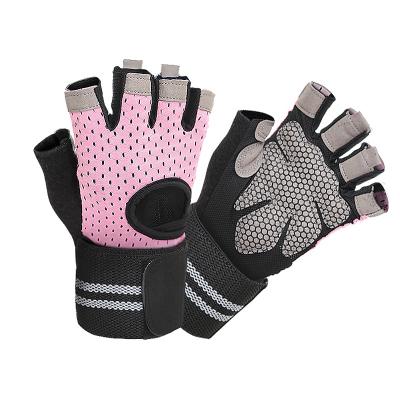 China Custom Sports Retraining Gym Gloves Women Men Weightlifting Workout Fitness Gym Exercise Weight Training Gloves for sale