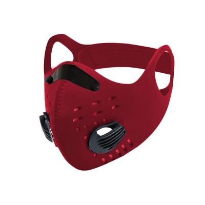 China Breathable High Quality Sport Training Dust Running Filter Outdoor Workout Carbon Face Mask Motorcycle Running Cycling Mask for sale